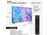 Samsung 85" CU7000 Crystal UHD 4K HDR Smart TV 85CU7000