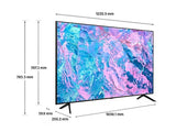 Samsung 55 Inch CU7000 UHD 4K HDR Smart TV 55CU7000