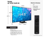 Samsung 65 Inch Q70C QLED 100Hz 4K HDR Smart TV 65Q70C