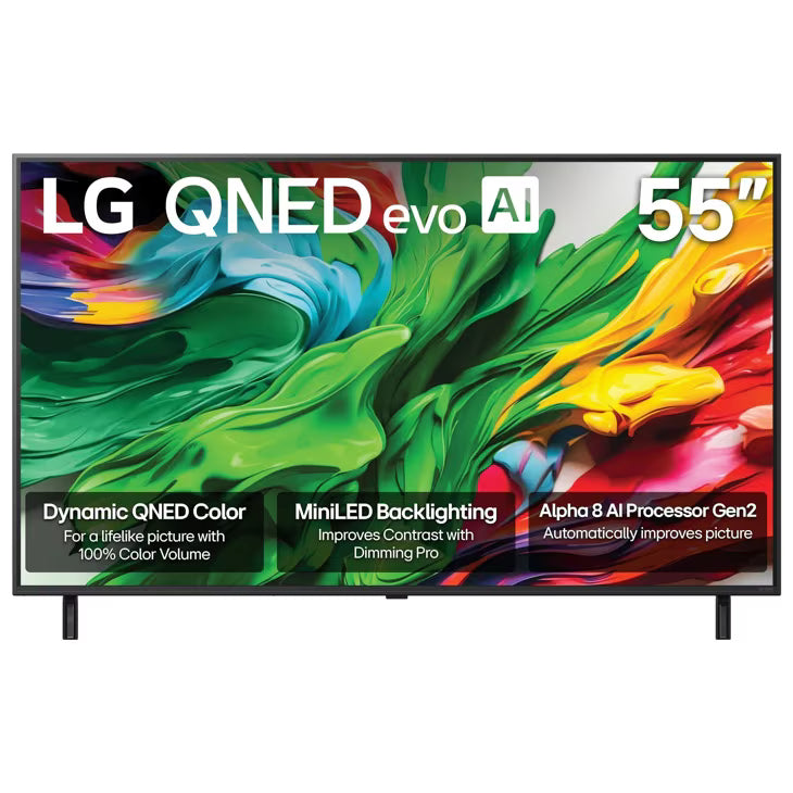 55 Inch Class LG QNED evo AI QNED85A 4K Smart TV 2025