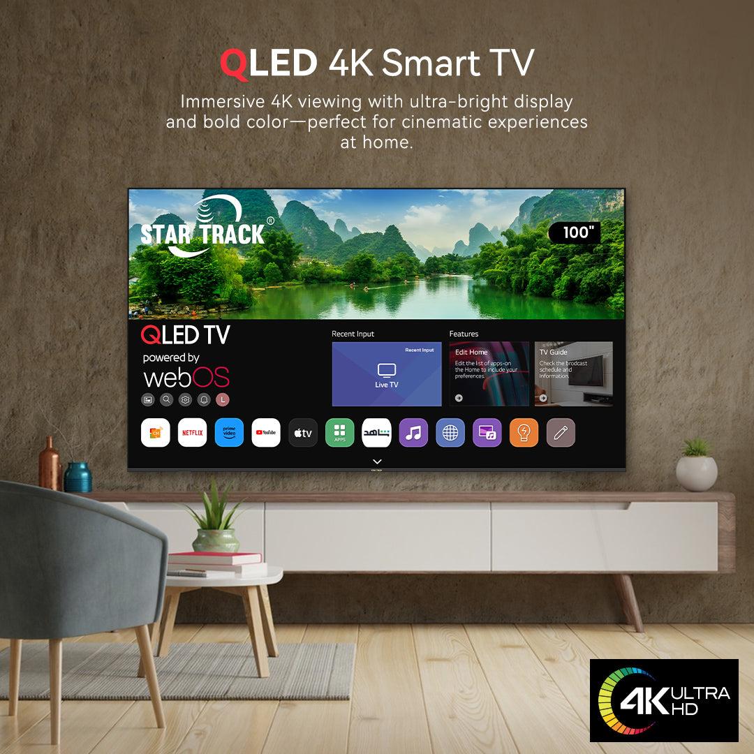 100-inch STAR TRACK 4K Smart TV (ST100K-LG2200WEB)