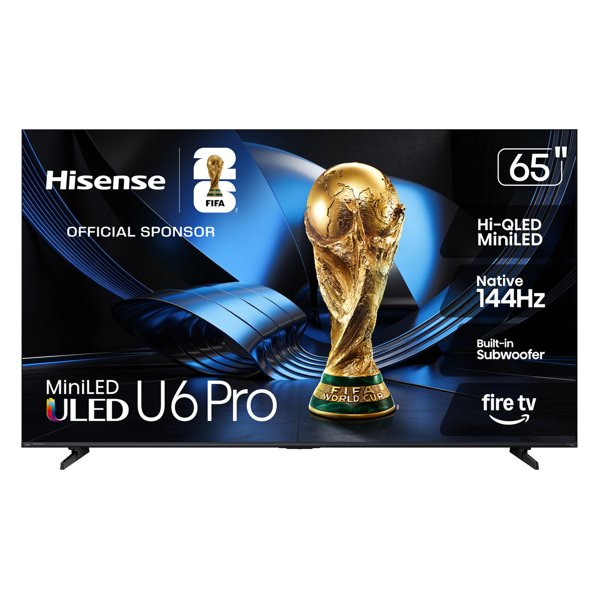 Hisense 65" Class U6 Pro Series ULED MiniLED 4K Fire TV