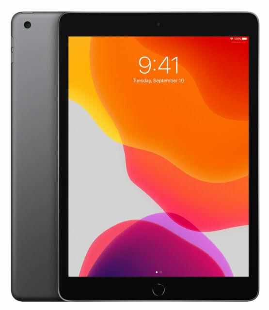 Apple iPad 7th Generation 128GB Space Gray - front view