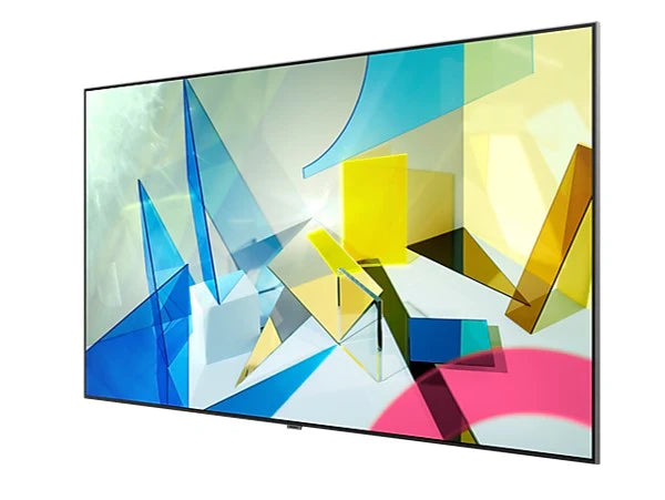 Samsung 65Q80T QLED 4K Smart TV Angled Right View UAE