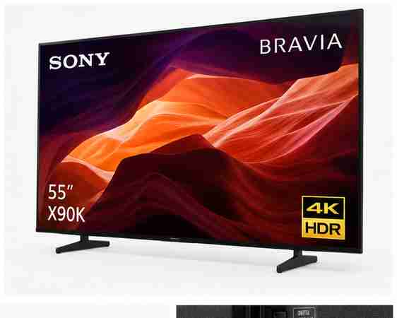 Sony 55 Inch X90K 4K Full Array LED HDR Google TV – Smart TV with Dolby Vision, Dolby Atmos & Google Assistant